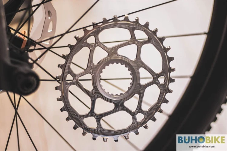 AbsoluteBLACK PLATO ABSOLUTE BLACK MTB OVALADO SHIMANO 34DM 12 VEL 1 AbsoluteBLACK PLATO ABSOLUTE BLACK MTB OVALADO SHIMANO 34DM 12 VEL